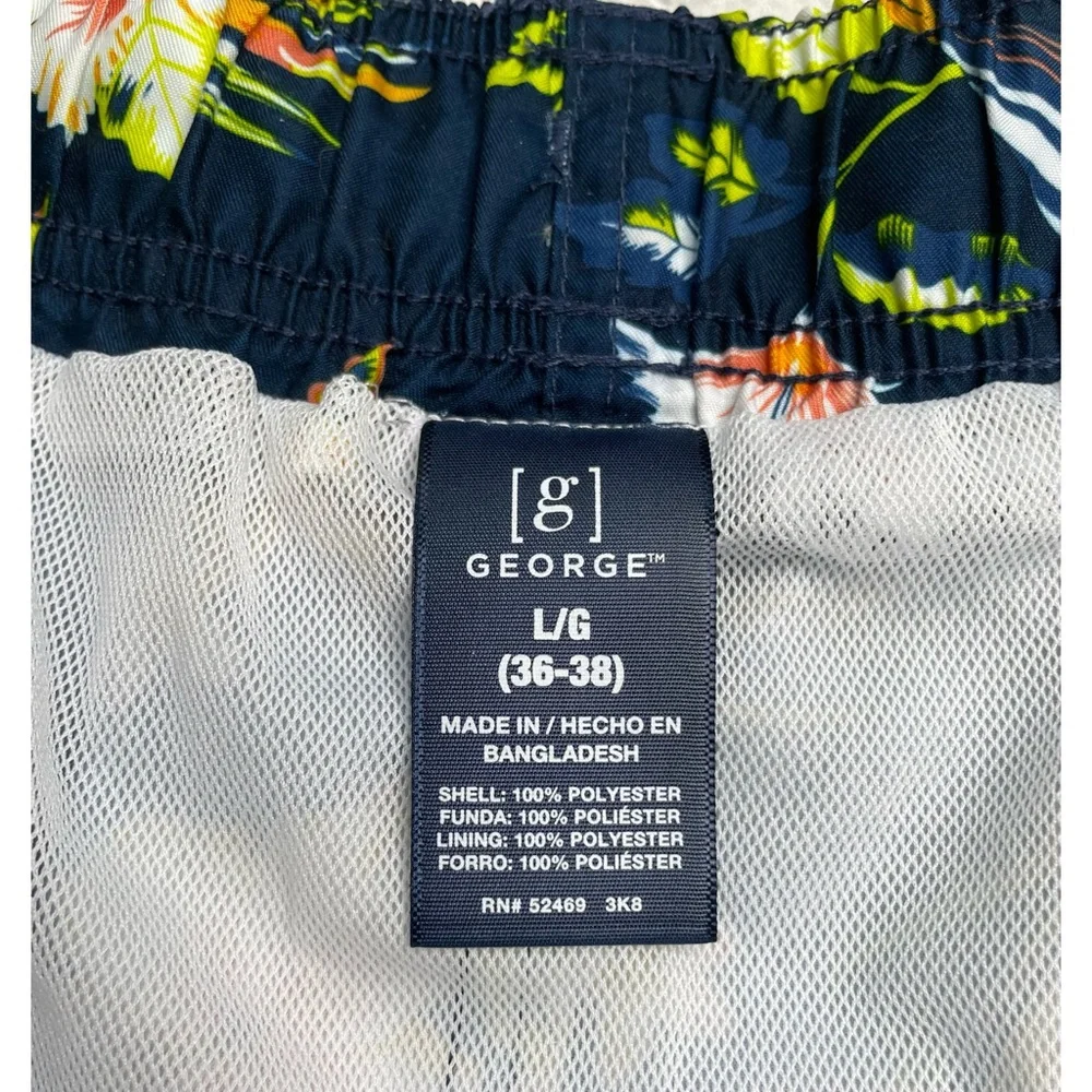 Men’s George Hawaiian Hibiscus Floral Swim Shorts